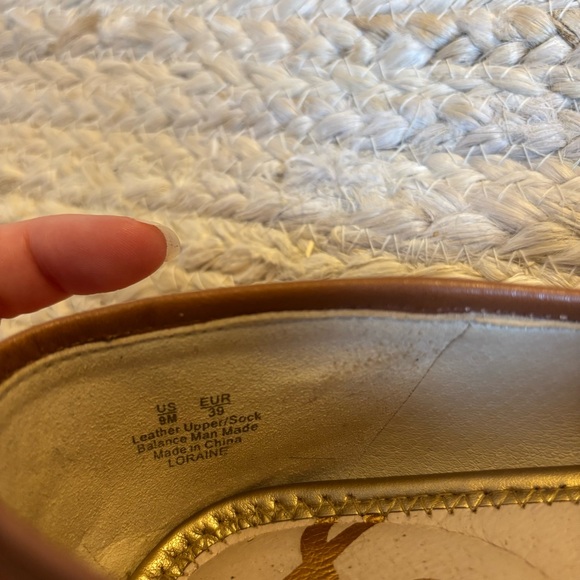 Like new Sam Edelman Loraine brown genuine leather w/ gold hardware bit loafers - Picture 13 of 13